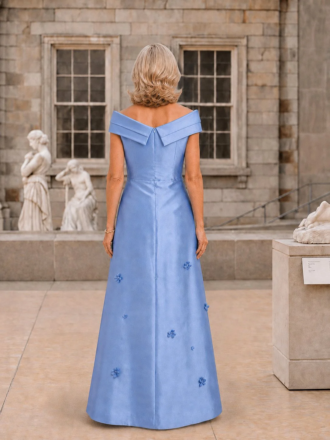 Style MD-841 Elizabeth Dress Portrait Collar — Gramercy Atelier